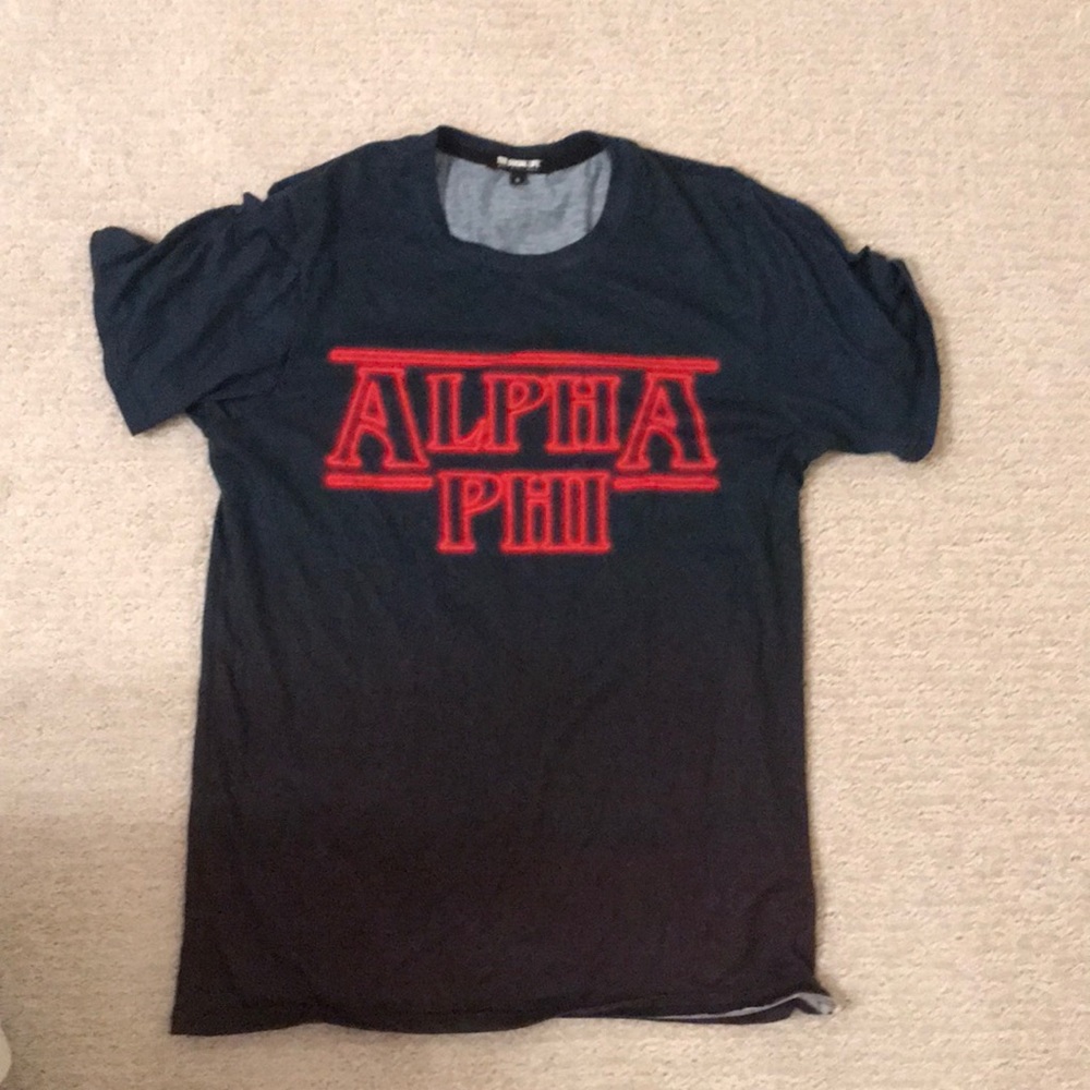 Alpha phi small social life shirt